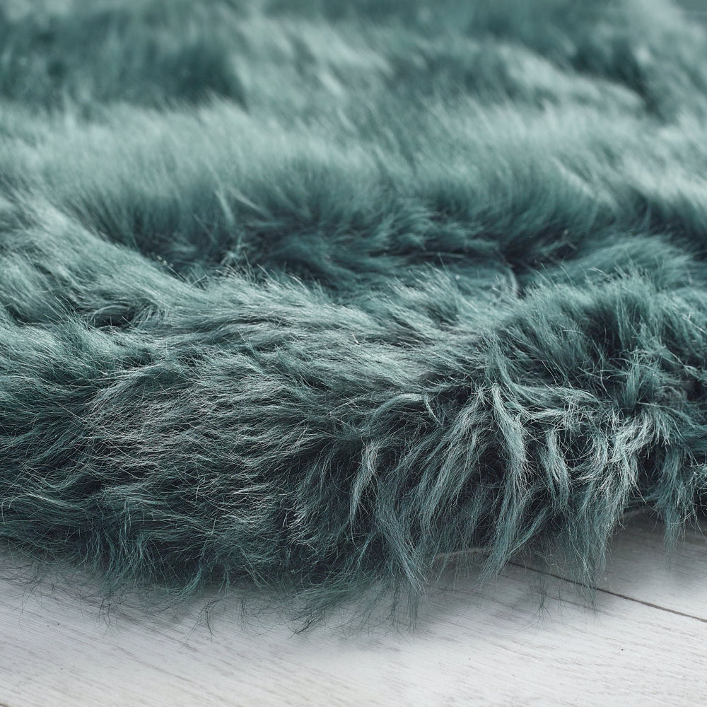 Genuine Sheepskin Forest Green - view 4