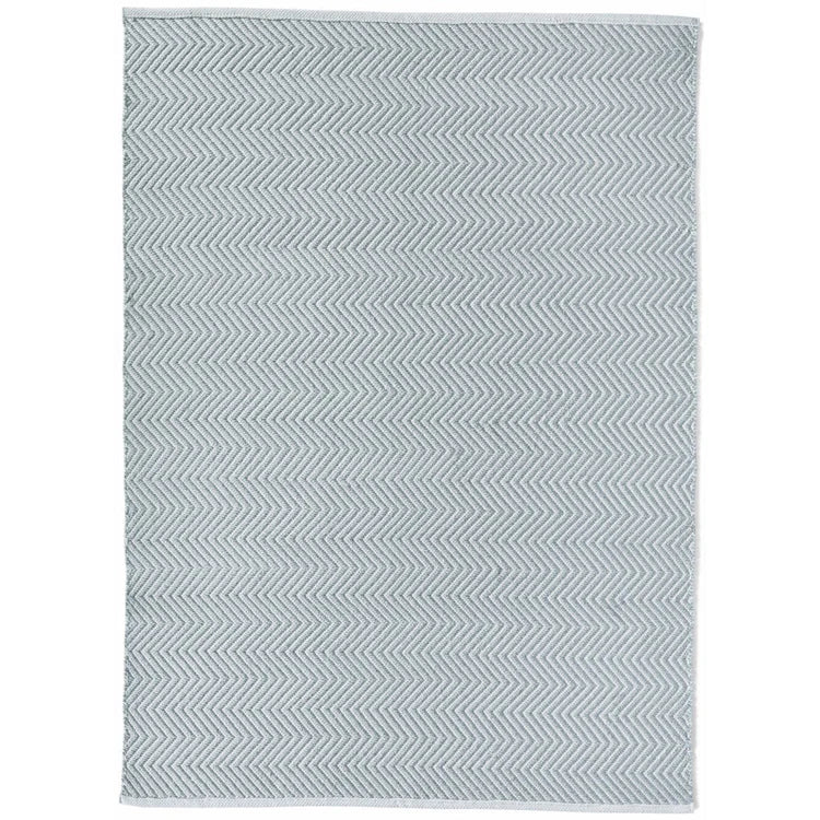 Herringbone Rug Sky Grey