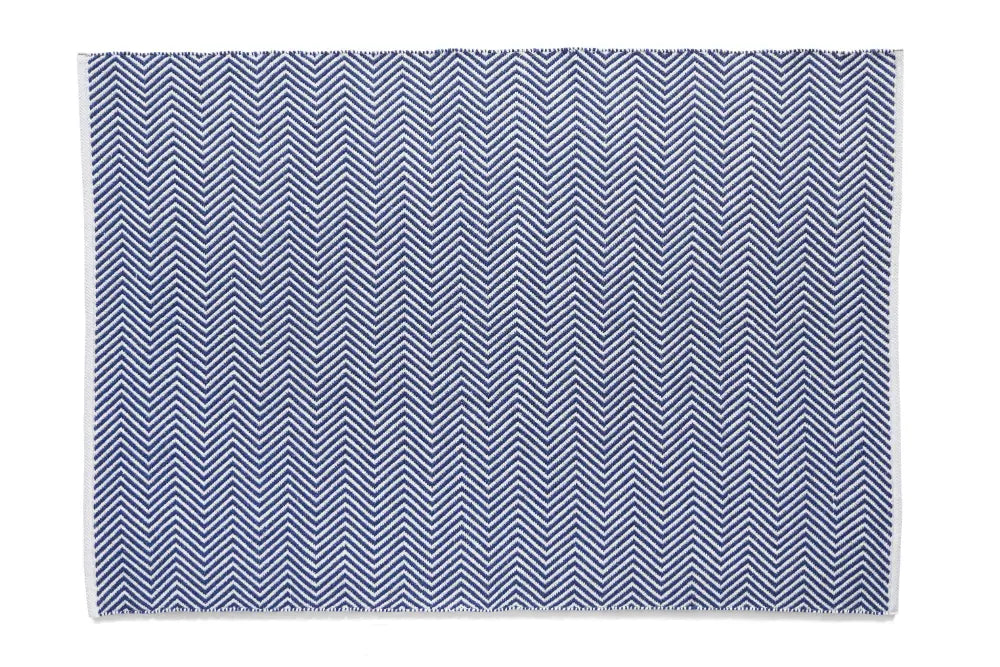 Herringbone Rug Navy - view 4