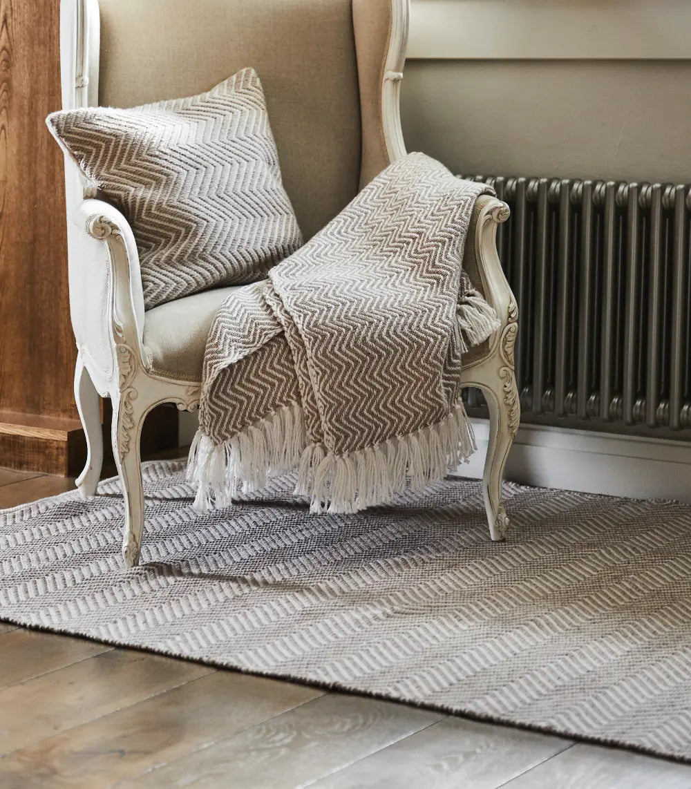 Herringbone Rug Natural - view 2