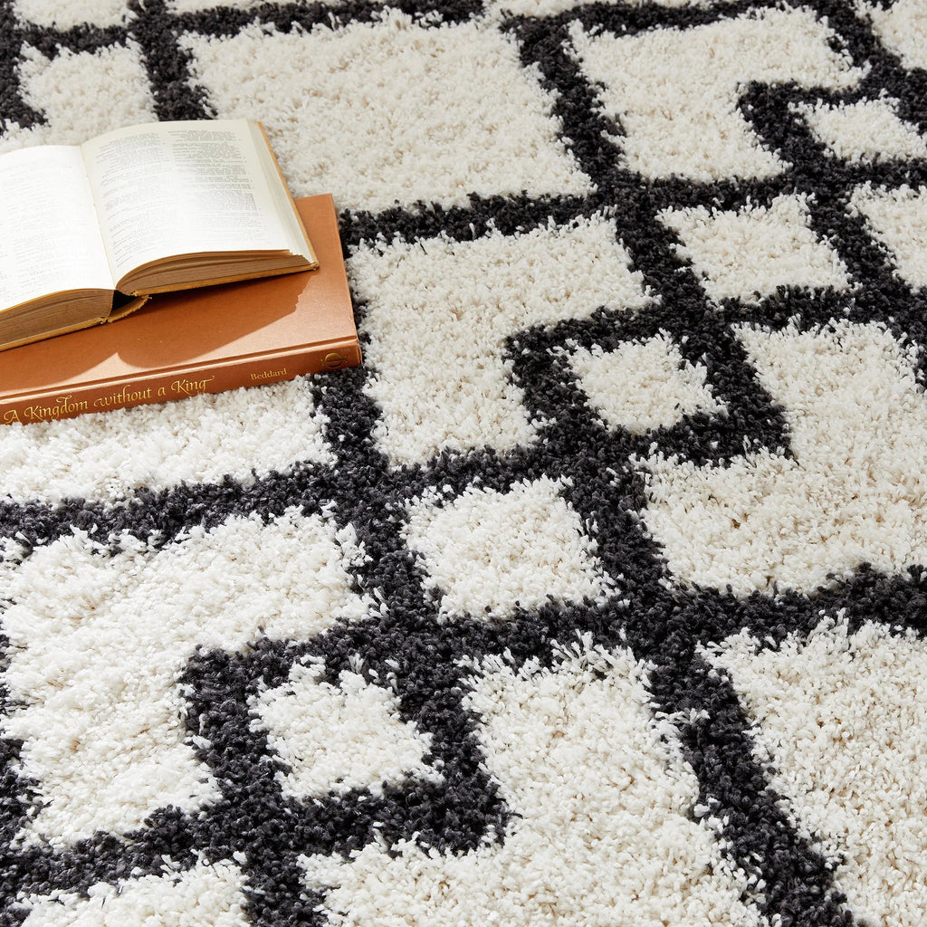 Morocco Ivory/Charcoal