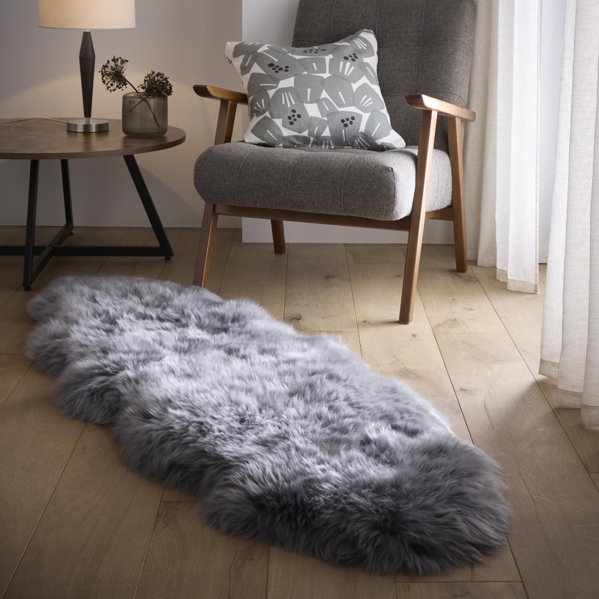 Genuine Sheepskin Grey - view 3