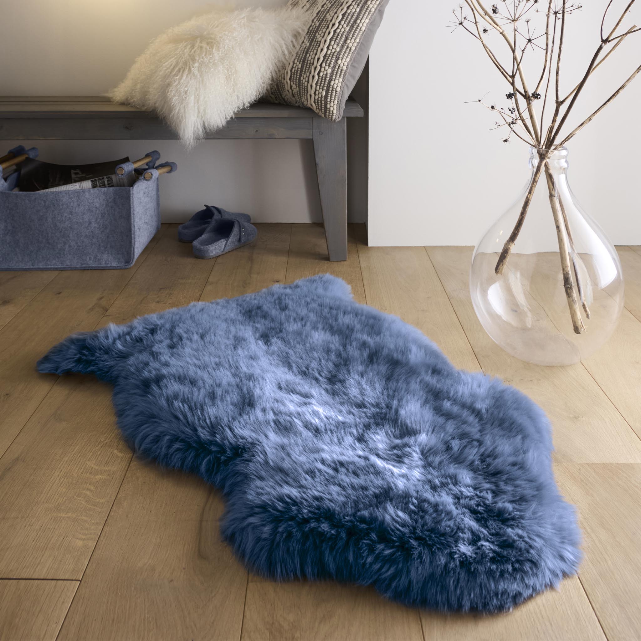 Genuine Sheepskin Navy - view 2