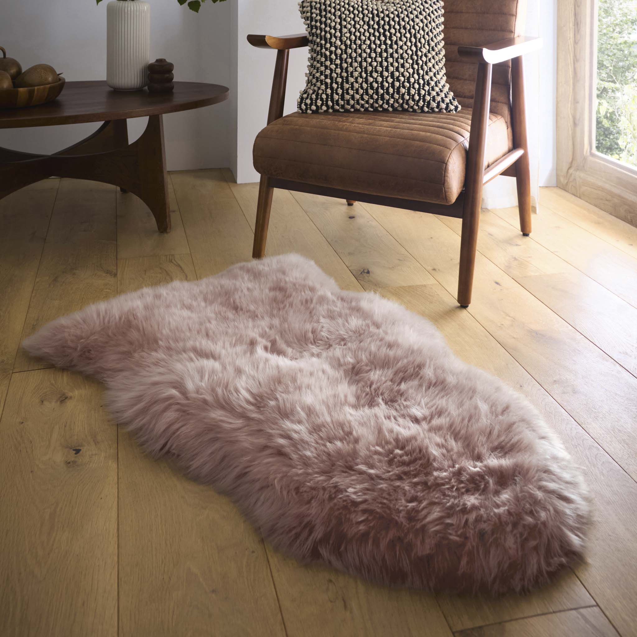 Genuine Sheepskin Adobe Rose - view 3