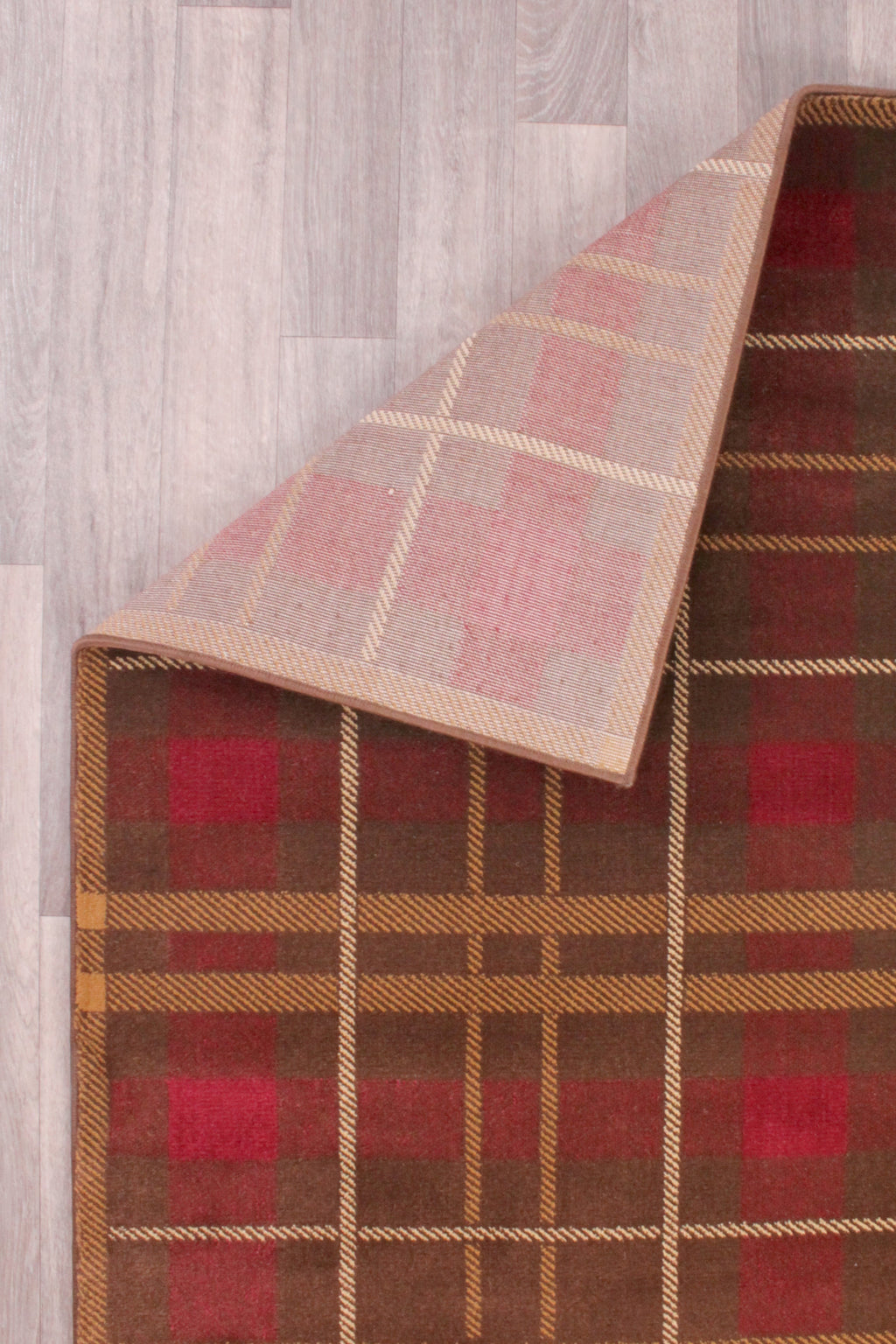 TARTAN CHECK BROWN