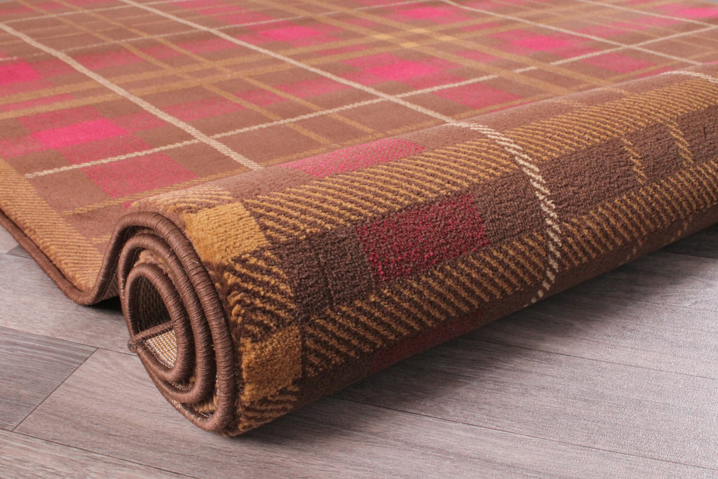 TARTAN CHECK BROWN