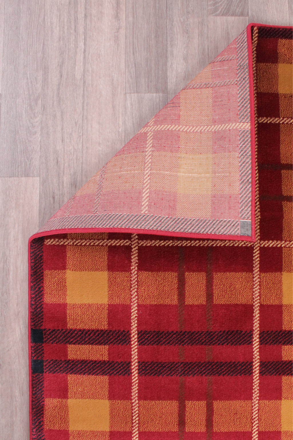 TARTAN CHECK RED
