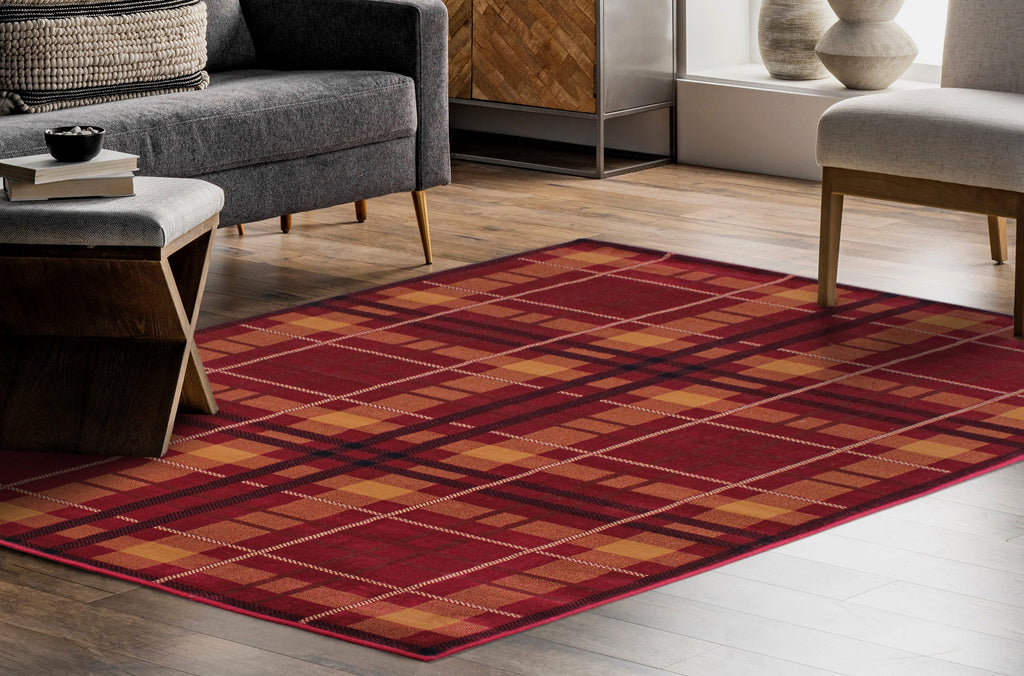 TARTAN CHECK RED