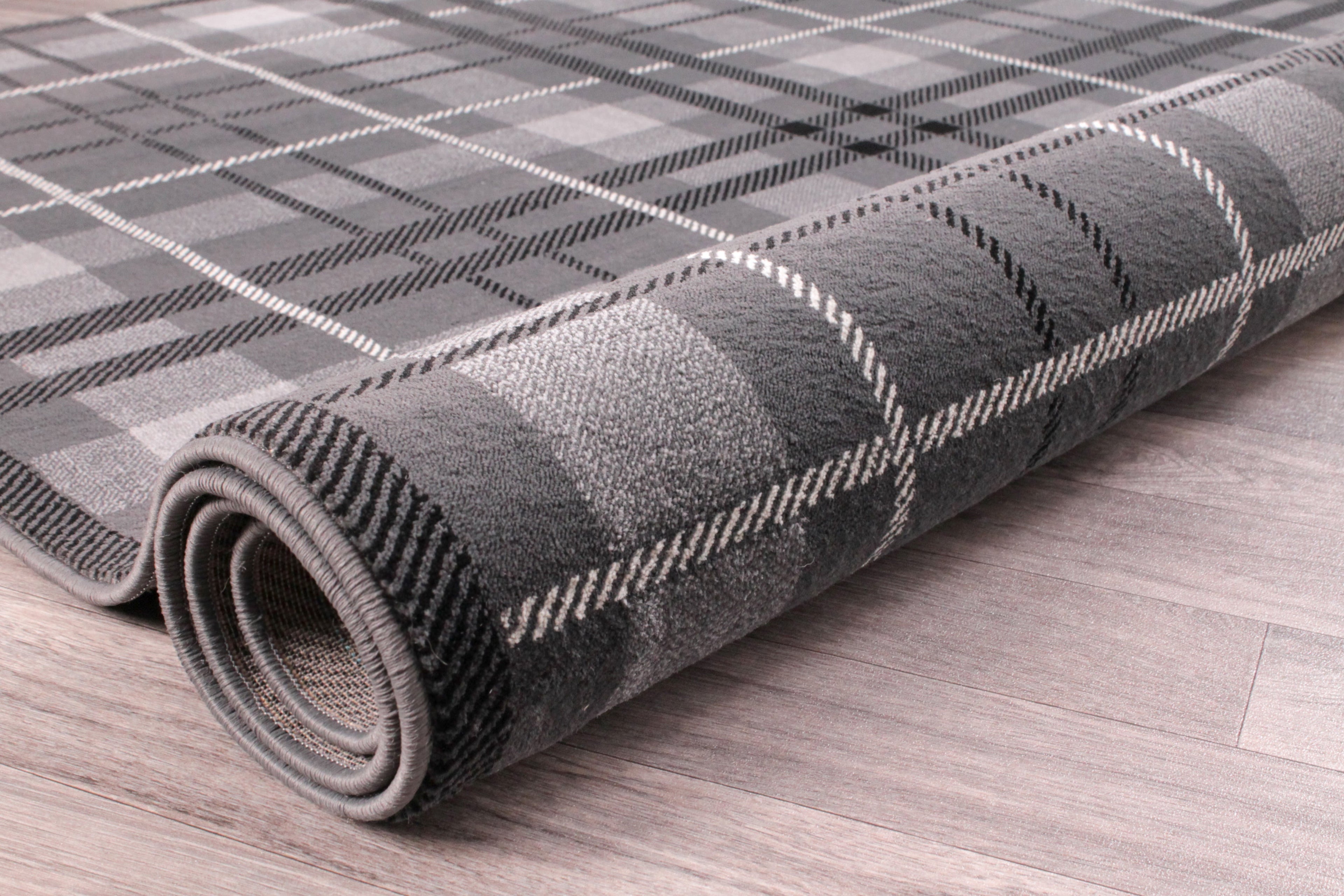 TARTAN CHECK GREY