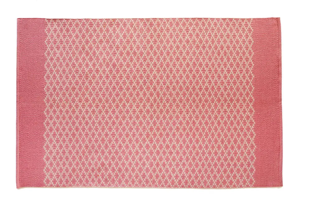 Trellis Rug Coral Pink - view 2