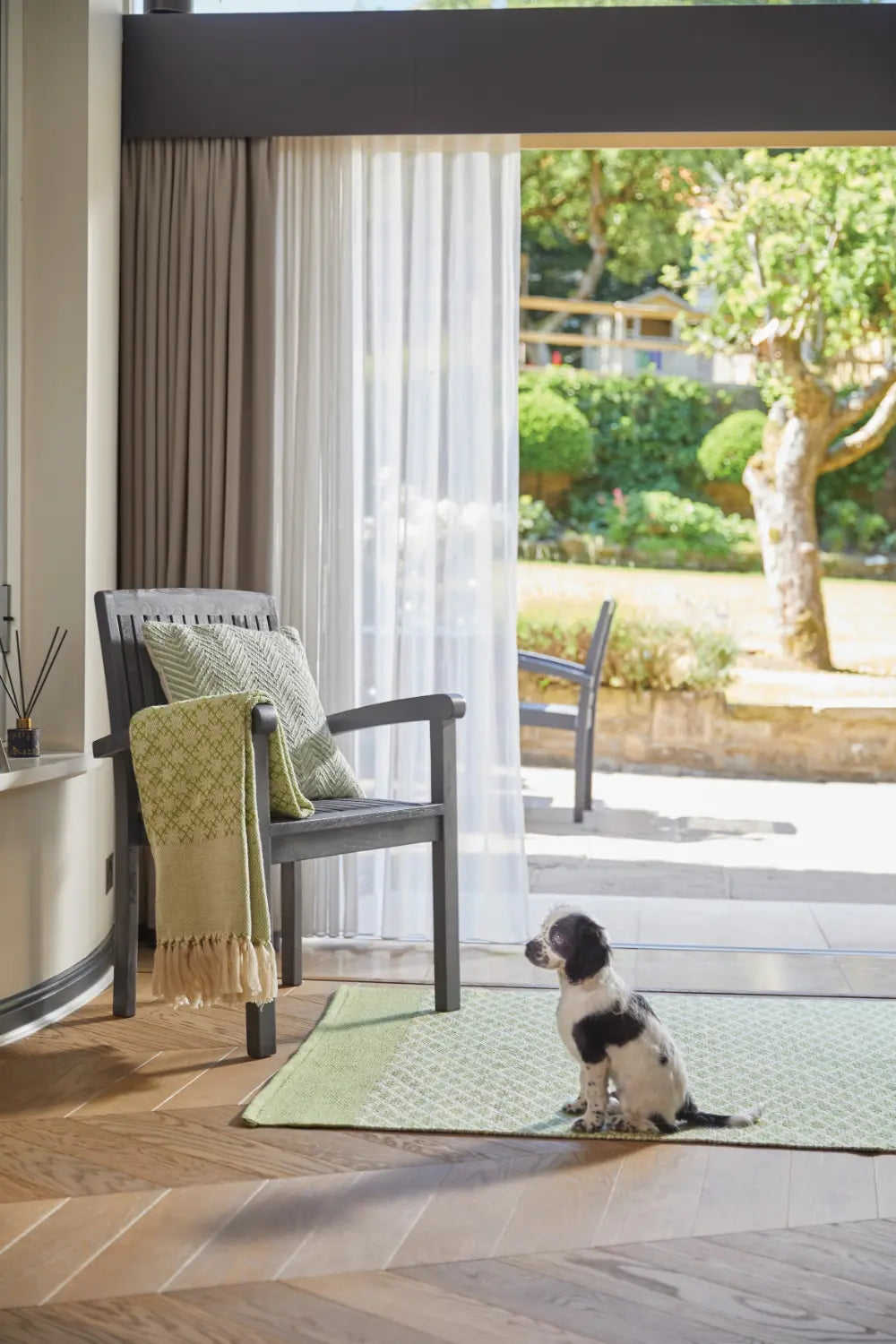 Trellis Rug Green