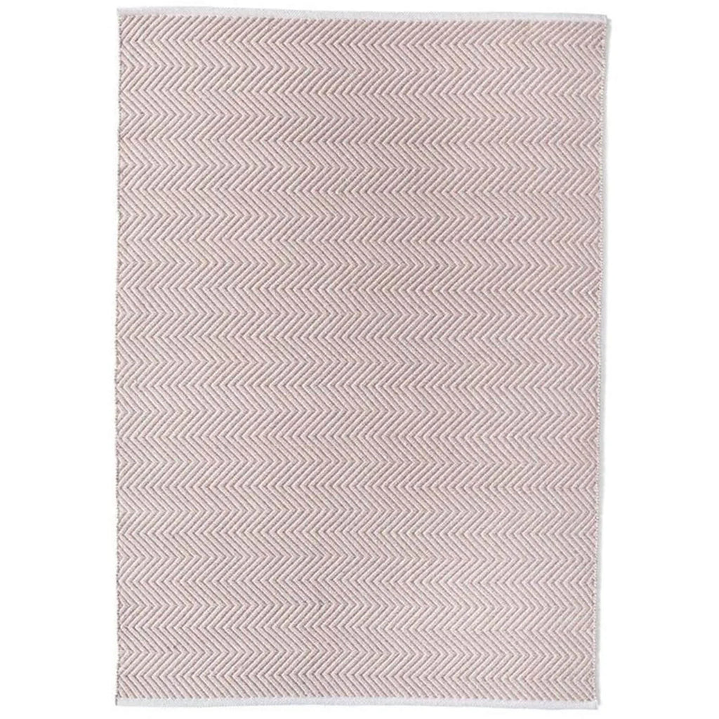 Herringbone Rug Rose